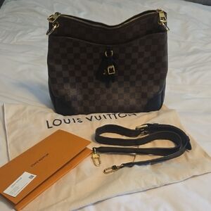 Louis Vuitton Brown Checkered Women's Bag